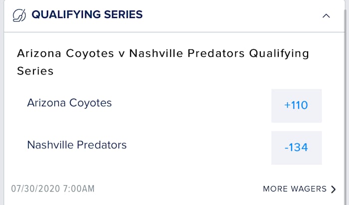 Odds via FanDuel Sportsbook